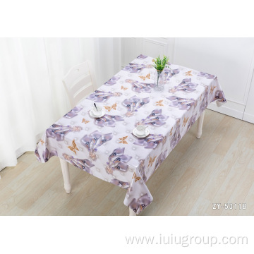 PVC plaid table cover checker plastic table cloth